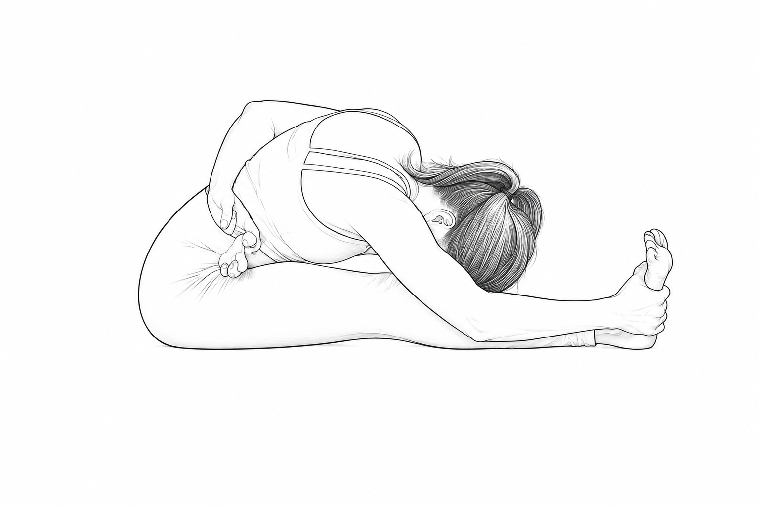 Ardha-Baddha-Padma-Paschimottanasana